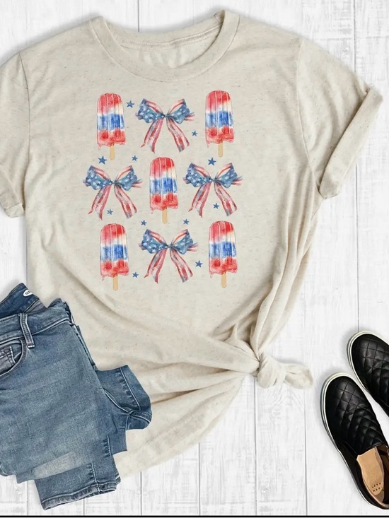 Tops - Patriotic Popsicle Graphic Tee ❤️🤍💙